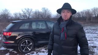 Тест-драйв и обзор Audi Q7 vs Porsche Cayenne Turbo часть 1