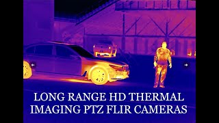 thermal imaging FLIR scope and rifle sight test footage human at 125 yards