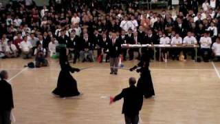 2010年全国大会中学生個人決勝　宮本選手ー勇 選手