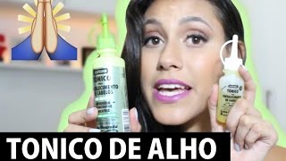 QUEDA E CRESCIMENTO CAPILAR - TONICO DE ALHO