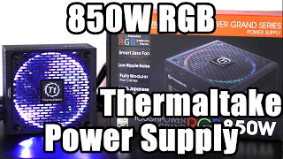 Thermaltake Toughpower Grand RGB 850W Smart Zero Fan unboxing and first look