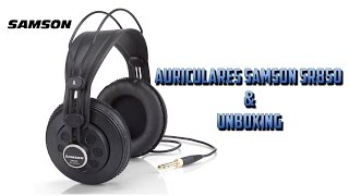 Unboxing Auriculares Samson SR850
