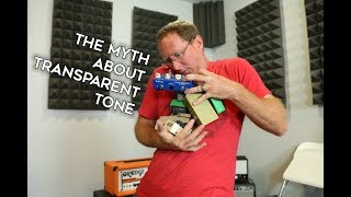 The "myth" about "transparent guitar tones"