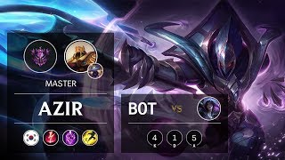 Azir Bot vs Kai'Sa - KR Master Patch 9.11