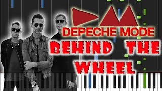 Depeche Mode - Behind The Wheel Piano Cover [Synthesia Piano Tutorial]
