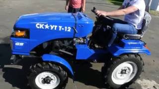 Тест-драйв мототрактора Garden Scout T-12. 2016 г.