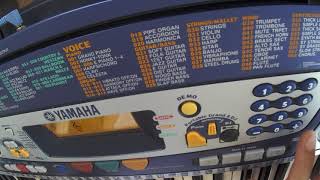 Демо песни и мелодии в Yamaha PSR 260. Часть 4-я.