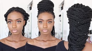 7 Easy Elegant Ways to Style Long Senegalese twists / Braids / Locs