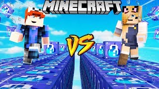 SZALONY WYŚCIG! - WODNE LUCKY BLOCKI MINECRAFT! (Water Lucky Block Race) | Vito vs Bella
