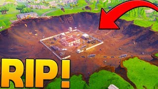 NEW MAP DUSTY DEPOT DESTROYED (DUSTY DIVOT??) BATTLE PASS SEASON 4 - Fortnite Battle Royale