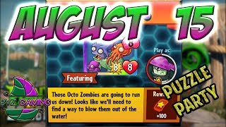 PvZ Heroes: Daily Challenge 08/15/2018 (August 15) – Puzzle Party [August 15th]