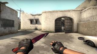 CSGO - Skin showcase ★ Gut Knife | Doppler phase 2 (FN) showcase