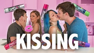 KISSING CHALLENGE!! w/ Niki & Gabi