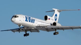 ТУ-154М RA-85016 Домодедово Посадка UTair 2011г.