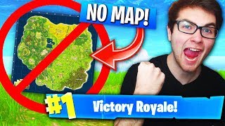 WINNING Fortnite WITHOUT A MINI-MAP! (Impossible Fortnite: Battle Royale Challenge)