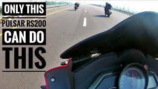 Only this Pulsar RS200 BS3 can do this | Top end race