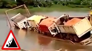 Бездорожье. Жесть! Потопили грузовики