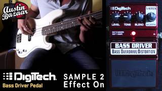Digitech X-Series XBD BASS DRIVER Distortion pedal demo
