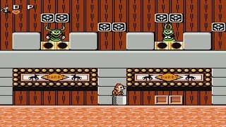 Chip n dale rescue rangers game walkthrough - Famicom-NES-Dendy (level 8)
