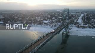 USA: Access to Detroit's Ambassador Bridge reopens after trucker convoy blockade