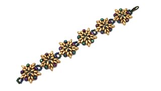 Как сделать браслет из бисера Твин DIY Bracelet from beads Twin, Superduo