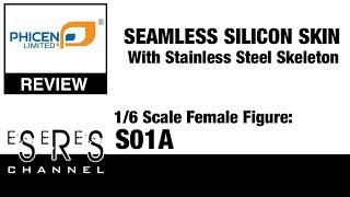 Phicen 1/6 Scale Female Seamless Stainless Steel Skeleton Body S01A