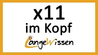Multiplizieren mit 11 Mathetrick - Rechnen ohne Taschenrechner