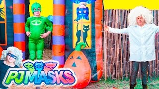 Assistant Hide n Seek with PJ Masks Gekko and Romeo and Luna Girl Halloween