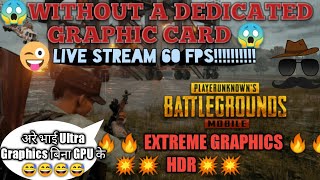 PUBG MOBILE HDR Live Stream Benchmark on RYZEN 2200G [PART 2]