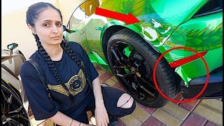 LANA CRASHED HER LAMBORGHINI ...