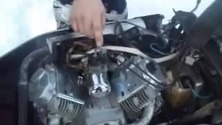 Установка  двигателя Лифан на Рысь