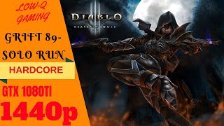 [S15]Diablo 3 Patch 2.6.1c - Shadow Mantle DH Solo Hardcore  GRIFT lvl 89 clear