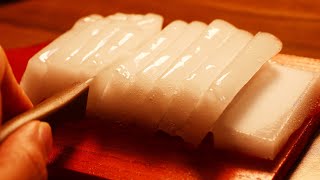Melamine Sponge Slime Cutting sound 멜라민 스펀지 슬라임
