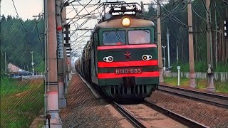 Грузовой Электровоз ВЛ10-683