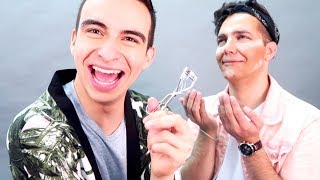 MI PRIMER TUTORIAL DE MAQUILLAJE (SALE MUY MAL) | Nicolás Vélez ft. Onur