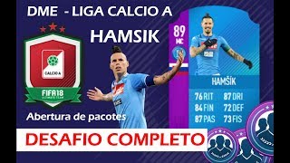 Desafio de montagem de elenco hamsik especial 89 DME Completo com infor no pack openning fifa 18 ps4