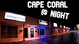 Cape Coral At Night - City Streets + Walmart Walk Around