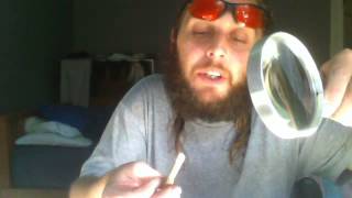 I LIGHT A SMOKE WITH A MAGNIFYING GLASS Webcam video from October 27, 2014 08:05 AM
