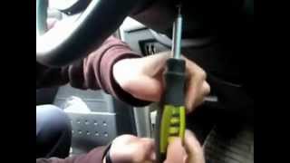 Как снять и разобрать руль в Renault Megane 2