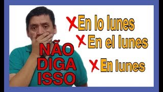 ERROS Comuns dos brasileiros ao FALAR ESPANHOL