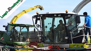 John Deere 8400 VS Claas Jaguar 860 !!!