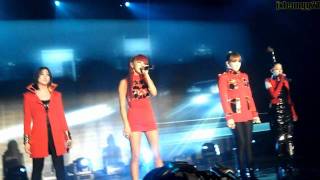 2NE1 at MTV IGGY Concert - Fire, Can't Nobody, Lonely, I Am The Best (fancam)