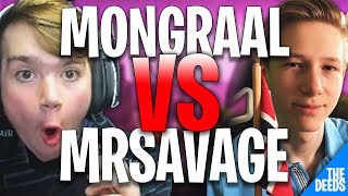 Secret Mongraal 1 VS 1 NRG MrSavageM | Fortnite Highlights