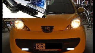 How to fit DRL lights - Aygo, Peugeot 107, Citroen C1 - Philips - jak zamontować