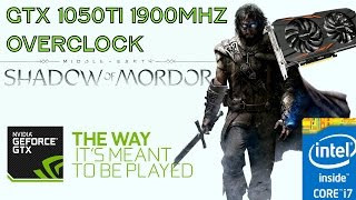 GTX 1050 Ti + i7-5820k - Shadow of Mordor Benchmark - Ultra 1080p