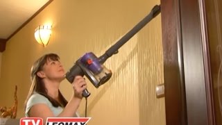 Как быстро убраться дома? Компактный пылесос Вихрь (влажная и сухая уборка) купить leomax.ru