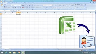 How To Convert Excel To VCard (VCF) By RadicalGuru