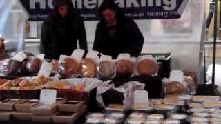 Walk Through Farmers And Food Market Perth Perthshire Scotland