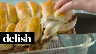Pull-Apart Philly Cheesesteaks | Delish