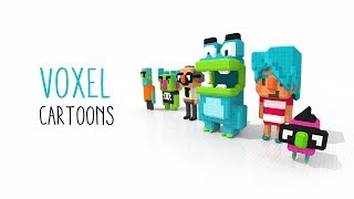 Voxel Cartoons 1
